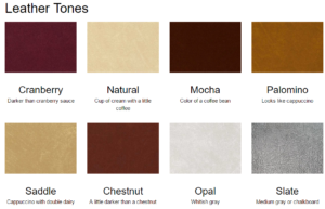 Leather Tones - Custom Table Pads 